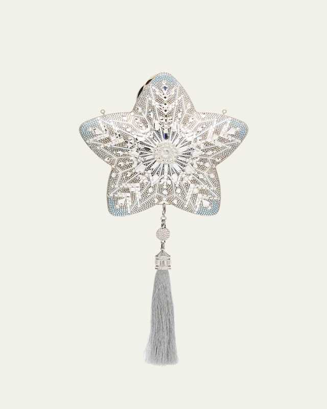 Star Crystal Tassel Clutch Bag